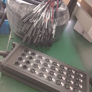 Caja de cableado de audio de 32 canales para escenario, cable multicore XLR de 50 m para presentaciones en vivo - Product Image 2