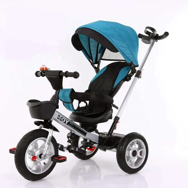 Giấy Chứng Nhận Ce Kim Loại Bé Xe Đẩy Ba Bánh Xe Đạp Cho Trẻ Em 1-6 Tuổi Trẻ Em/3 Trong 1 Trẻ Em Trike/Xe Đạp Trẻ Em Ba Bánh