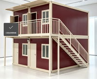 Bureau conteneur préfabriqué en acier, étanche, à montage rapide, pour poste de garde ou atelier temporaire