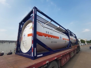 Usine vend 20 pieds 40 pieds liquide <span class=keywords><strong>acide</strong></span> sulfurique <span class=keywords><strong>acide</strong></span> <span class=keywords><strong>chlorhydrique</strong></span> Iso conteneur réservoir à bas <span class=keywords><strong>prix</strong></span> - Product Image 2