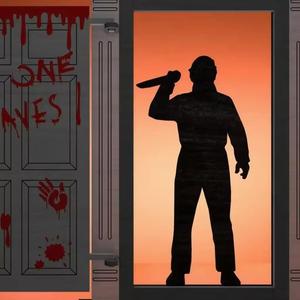 Decoración de Halloween, Adorno de Madera para Puerta, Estilo Gótico, Horror, Fantasmal, NUEVO, Buena Calidad, para Exhibiciones en Patios, Decoración de Terror - Product Image 2