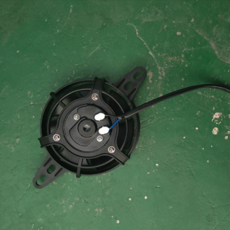 Motorcycle Radiator Fan 12V Elektrik Soğutma Fanı - 120mm Siyah