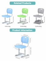 Ensemble Chaise et Bureau Ergonomique Monoplace Réglable en Hauteur pour École Primaire – Écologique et Moderne – Vente en Gros