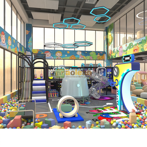 Aire de jeux intérieure sur le thème de l'aviation Aoleao, piscine à balles, toboggan, trampoline pour enfants, 500 kg, jeux souples, certifiés CE TUV - Product Image 1