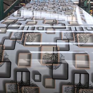 Customized Size Factory Price PPGI PPGL Coil 0.12*1000mm 0.15*1200mm 1250mm Pattern Printed Prepainted PPGI Coil - Product Image 3