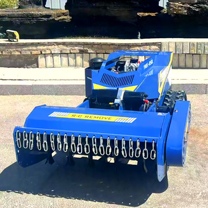 AIWEIYA 800mm 1000mm <span class=keywords><strong>Tondeuse</strong></span> Débroussailleuse Industrielle Robotisée Télécommandée Autotractée à 4 Temps avec Broyeur à Fléaux - Product Image 4