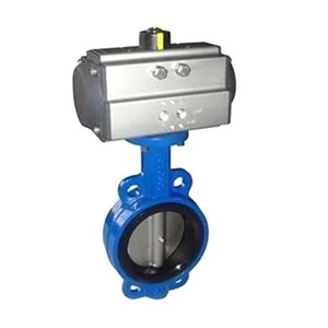 Válvula Neumática con Interruptor de Límite DN100, Control de Flujo de 90 Grados para Agua, Gas y Sistemas Industriales - Product Image 4