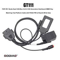 Plataformas de prueba GODIAG Paquete completo a juego de llaves IMMO GT110 111 112 114 para VAG 2nd 3rd 3.5th 4 Generation