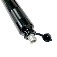 Pompe à main portable haute pression 120 PSI pour vélo, mini pompe à air en alliage d'aluminium pour pneus de vélo, valve Schrader et Presta
