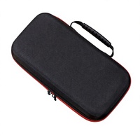 Sac de rangement portable antichoc et étanche en EVA rigide avec fermeture éclair pour accessoires de microphones doubles - Utilisation en extérieur et en voyage