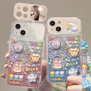 Specchio per fotocamera con cinturino da polso TPU Cover per telefono cellulare <span class=keywords><strong>Iphone</strong></span> 7 8 Plus X Xr XS 11 12 13 14 15 16 17 Pro Max - Product Image 1