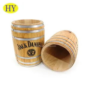 Tùy Chỉnh Trang Trí Mini Giá Rẻ Sồi Gỗ Wine Bucket THÙNG GỖ Để Bán