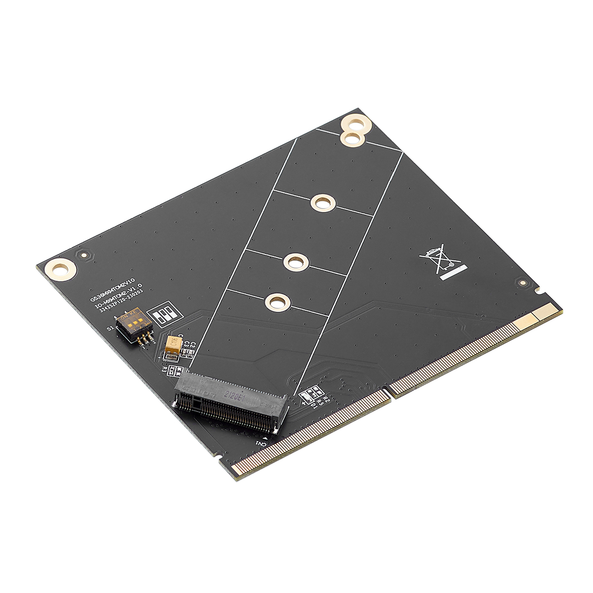 Description Picture 2 of itemMXM to NVME Adapter Riser Board Converter PCIe MXM 3.0 to M.2 NVME Expansion Card Support 2230 2242 2260 2280 M2 NVME SSD for PC