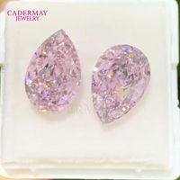 Pierres précieuses synthétiques, 8a, couleur rose gold, pendentif en zircon cubique, pierre précieuse, haute qualité, pour le moulage de cire, vente en gros