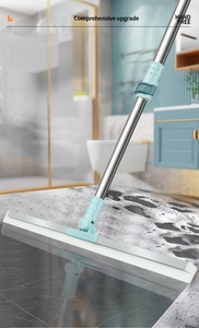 <span class=keywords><strong>Balai</strong></span> de nettoyage en silicone, raclette anti-poussière, raclette à double usage (humide et sec) pour sols et vitres, idéale pour le nettoyage des salles de bain et des douches domestiques - Product Image 5