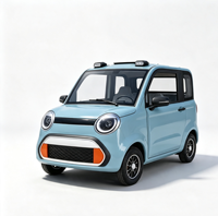 Quadricycle hybride rechargeable pour adultes avec climatisation, 2 portes, voiture électrique de taille moyenne, usage familial, moteur 3000W, autonomie 100 km, certifié CEE