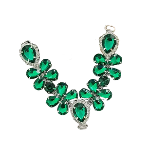 Fancy handmade Diamante may trên Rhinestone Giày chuỗi khóa acrylic màu sắc Bikini kết nối - Product Image 4