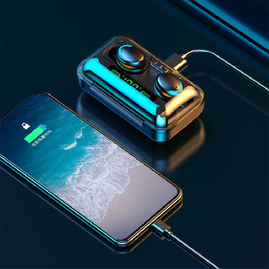 F9 5 Tws Mini casque intra-auriculaire <span class=keywords><strong>air</strong></span> Sports Gaming casque Led Display Max <span class=keywords><strong>Pods</strong></span> <span class=keywords><strong>Pro</strong></span> 2 Power Bank écouteurs sans fil écouteurs TWS F9 - Product Image 2