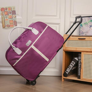Large Capacity Lightweight <b>Travel</b> <b>Bag</b> Style Short-Distance Carry-On Luggage Handheld Trolley <b>Bag</b> Foldable Soft - Product Image 6