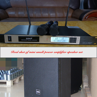 Équipement audio musical MSR1510/QU-12/LS380U, studio complet, 6 micros, amplificateur anti-sifflement 600W, 24 effets DSP, système de haut-parleurs