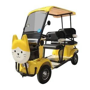 Shuncha economico economico Mini piccola dimensione 4 ruote 2 posti 1 + 1 72V elettrico Golf Cart