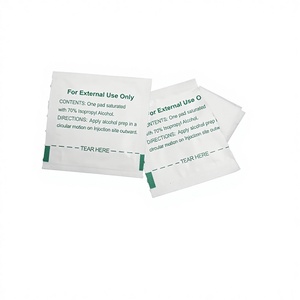 Lingettes désinfectantes jetables multi-usages à l'alcool 5x5cm en gros - Product Image 5