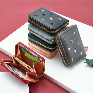 नई टासल जिपर पर्स पीवीसी महिला बटुए बहु-कार्यात्मक प्यारी महिला पर्स सस्ती पोर्टेबल फोल्ड वॉलेट - Product Image 3