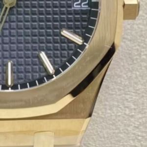 Customized LOGO luxury men's rose gold <b>calendar</b> water-resistant watch with polygonal dial and mechanical movement - Product Image 3