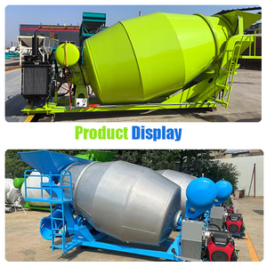 Nouveau design de réservoir mélangeur à <span class=keywords><strong>béton</strong></span> 1,2 m ³ monté sur camion réservoir de mélangeur mobile avec système de pompe à eau - Product Image 3