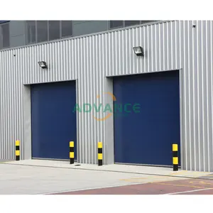 2024 high quality Automatic Steel Loading Dock Shelter Foam Dock Door Overhead Door With sensor