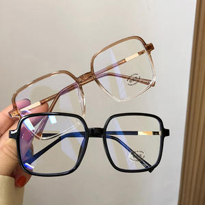 Monturas de gafas Qianai Square TR90 con filtro de luz azul, unisex, lentes de PC, anchura media, gafas ópticas para hombre y mujer - Product Image 3