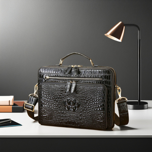 Chất Lượng Cao Người Đàn Ông Của Chính Hãng Da Máy Tính Xách Tay Tote Messenger Túi Chất Lượng Cao Cấp Mềm Cặp Cho Máy Tính Bền Và Phong Cách - Product Image 2