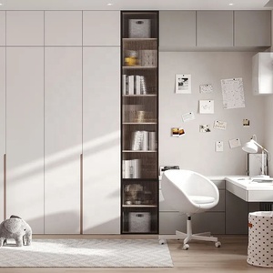 Garde-robe de couleur rose pour chambre d'enfant, Design Simple sur mesure - Product Image 5