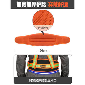 Ceinture de sécurité Tupa, ceinture de sécurité réglable en polyester haute résistance, protection contre les chutes pour la construction, l'escalade, la climatisation - Product Image 2