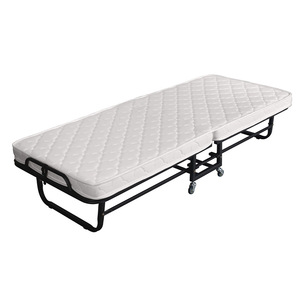 Jinhao Foldable <b>Single</b> <b>Bed</b> 195x95x40 Cm With Wheels For Home Hotel Use - Product Image 4