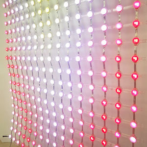 Rideau de lumières LED en maille, guirlande lumineuse décorative intérieure/extérieure pour Studio, mariage, Patio, fête, jardin - Product Image 4