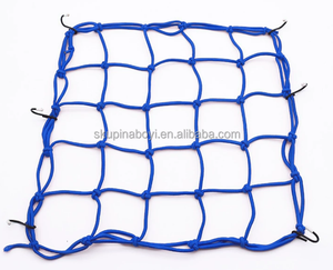 40x40cm Motocicleta 6 Ganchos Elastic Bungee Net Motocicleta Armazenamento Capacete Tanque Bagagem Malha Web Motocicleta Acessórios 5 cores - Product Image 4