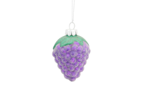 Bestverkochte handgeblazen gekleurde glazen artistieke kerstboomversieringen, fruitvormig, retro, voor thuis, feestelijke decoraties