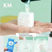 Disposable Pure Viscose Biodegradable Compressed Travel Towel Quick-Dry Thickened Magic Wiping Technology Solid Color Nonwoven