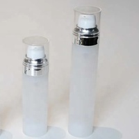 Crème capillaire cosmétique soins de la peau lotion bouteille en verre 15ml 30ml 50ml flacon pompe sans air paquet cosmétique