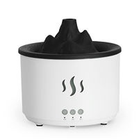 Volcaon Grain de Bois Flamme Huile Essentielle Air Parfum Parfum Humidificateur Diffuseur d'Arôme