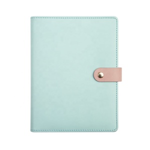 Agenda Diaria 2027-2028 Personalizada con Impresión, Recargable, A5, 6 Anillas, Cubierta de Cuero PU, con Pegatinas - Product Image 4