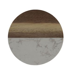 Custom Logo Hexagon Wood <b>Marble</b> <b>Coasters</b> Rustic Acacia Wooden <b>Coaster</b> Home Office Tea Coffee Cup Mats Pads - Product Image 4