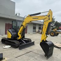 Japon YANMAR 55 Mini Pelle d'occasion Prix Petite Mini 5,5 tonnes yanmar VIO55-6 Machines de terrassement Excavatrice d'occasion Instok