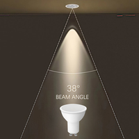 Ampoule LED GU10 1600K 625~630/660/670 nm Rouge Spectre Complet Couleur Éclairage Sain Ampoules LED