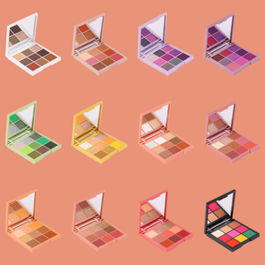 Màu Sắc Tươi Sáng Bóng Mắt <span class=keywords><strong>Pallet</strong></span> Make Up Tốt Nhất <span class=keywords><strong>Eyeshadow</strong></span> Palette Cho Đôi Mắt Màu Xanh - Product Image 4