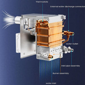 Camping Douche <span class=keywords><strong>Chauffe</strong></span>-<span class=keywords><strong>Eau</strong></span> À <span class=keywords><strong>Gaz</strong></span> Portable RV <span class=keywords><strong>Instantané</strong></span> Sans Réservoir 8L En Acier Inoxydable 12V <span class=keywords><strong>Gaz</strong></span> Mini Geyser Douche Instantanée - Product Image 4