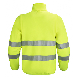 KALAIBEN Bonded Polar Fleece Reflective <strong>Work</strong> Wear <strong>Jacket</strong> for Men - Product Image 6