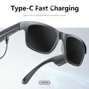 Lunettes de soleil intelligentes d'extérieur pour l'écoute de musique et la réponse aux appels, compatibles Bluetooth, pour usages multiples - Product Image 4