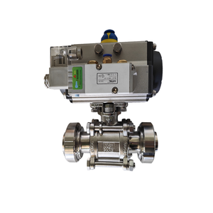 Coriolis-massastroommeter Pneumatische kogelklep met magneetventiel Stroomregelaar Ingangsstroomhoeveelheid die moet worden geregeld - Product Image 3